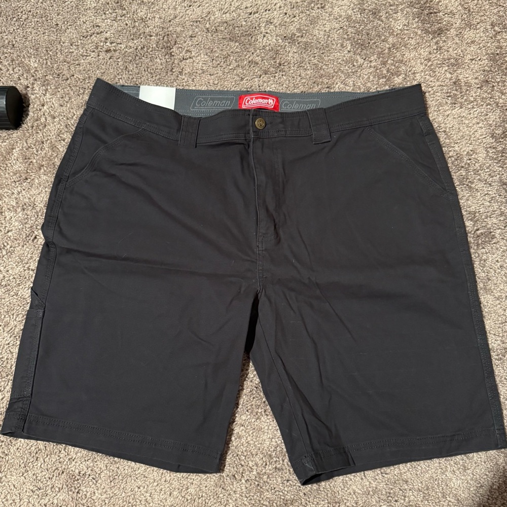 Coleman Men's Phantom Color Flat Front Stretch Shorts with Double Tool Pockets